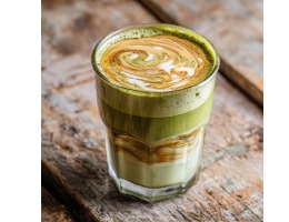 Dirty Matcha Latte